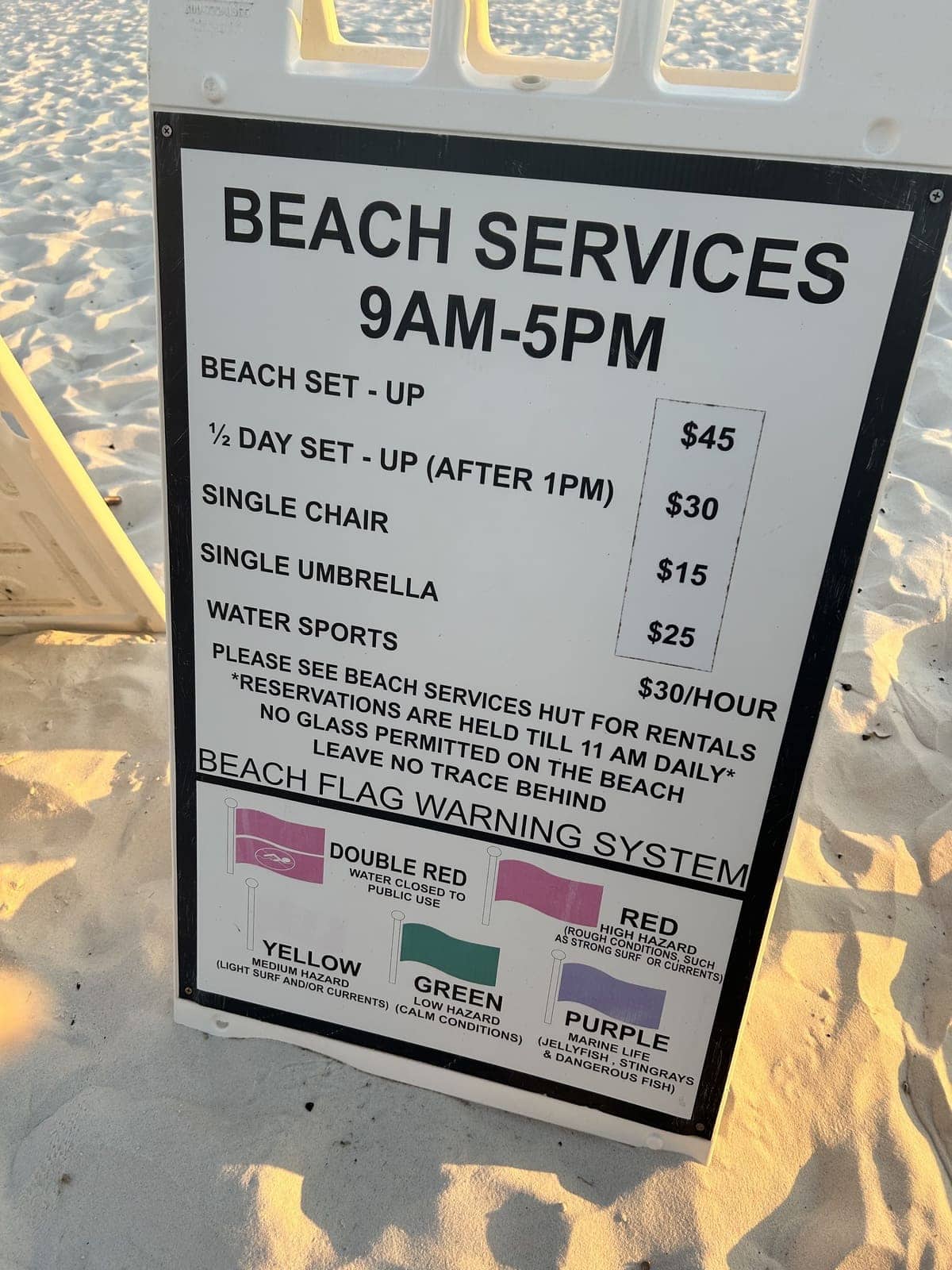 Beach Services at Hilton Sandestin