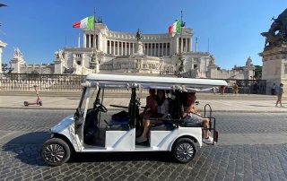 Golf cart tour of Rome, Italy