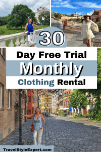 30 Day free trial monthly clothing rental